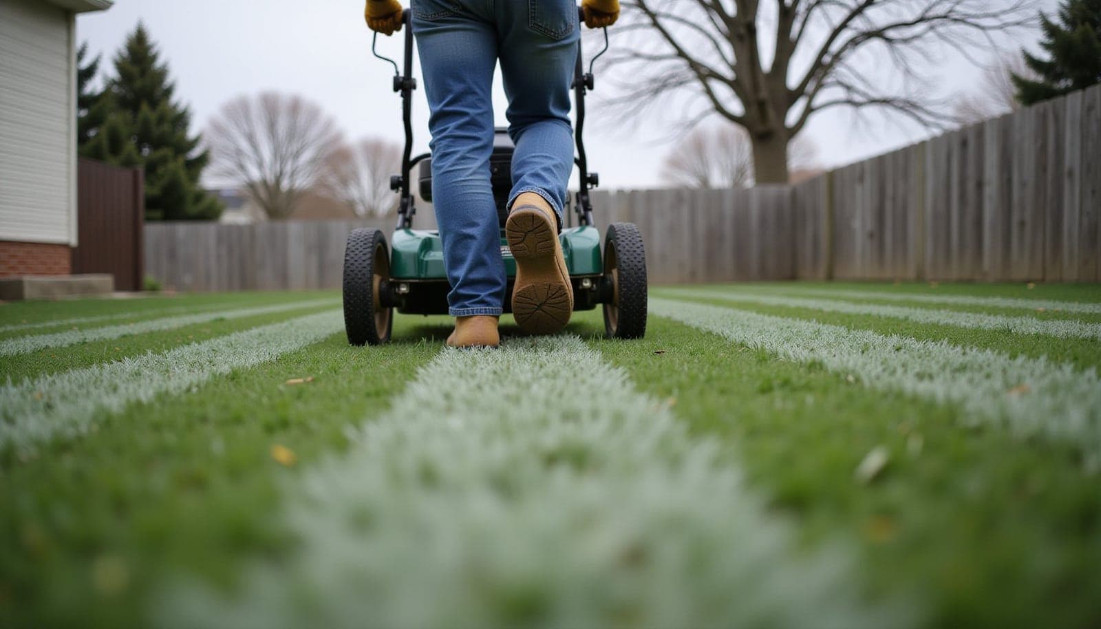 Professional photograph of What is the best time to mow - residential lawn care