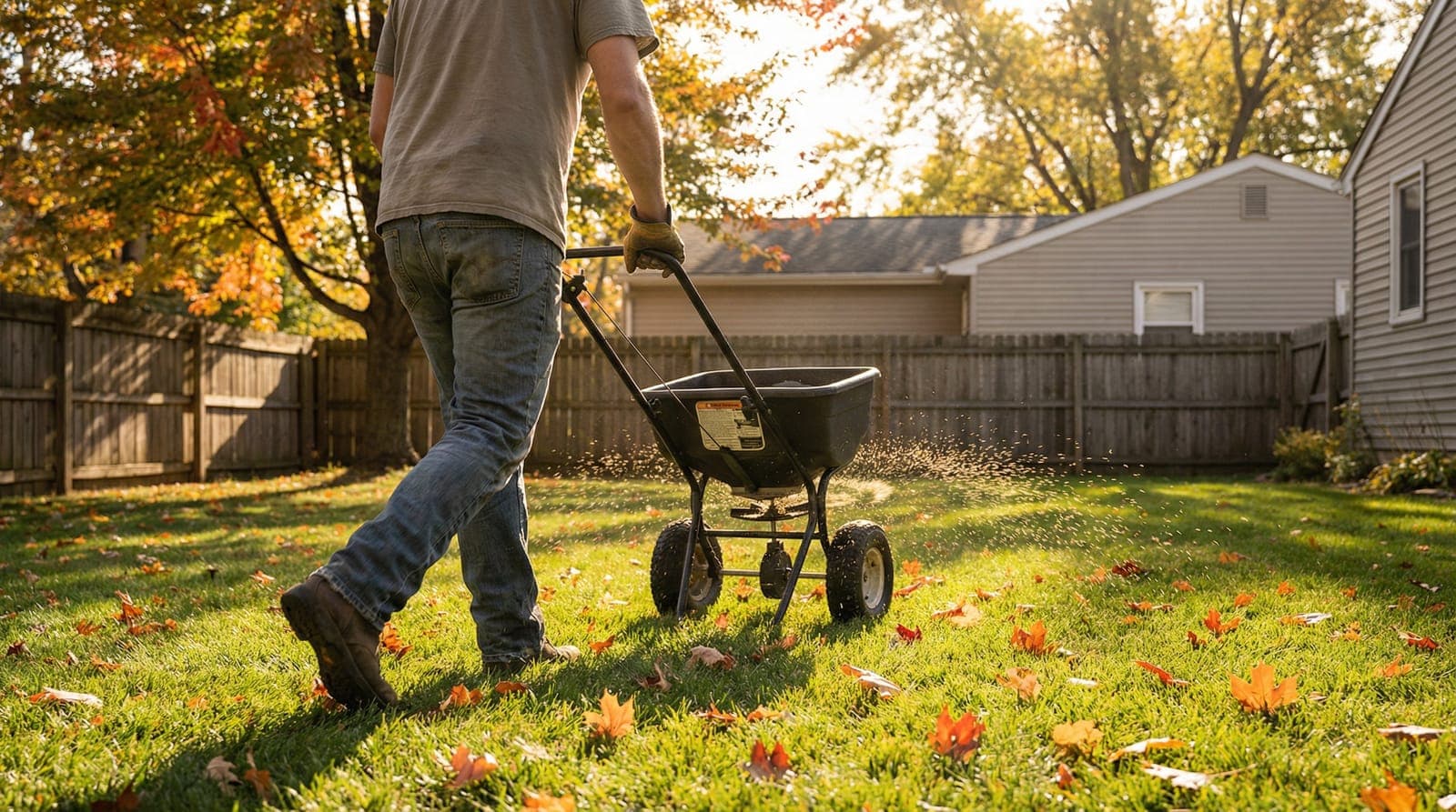 fall overseeding lawn - hero image