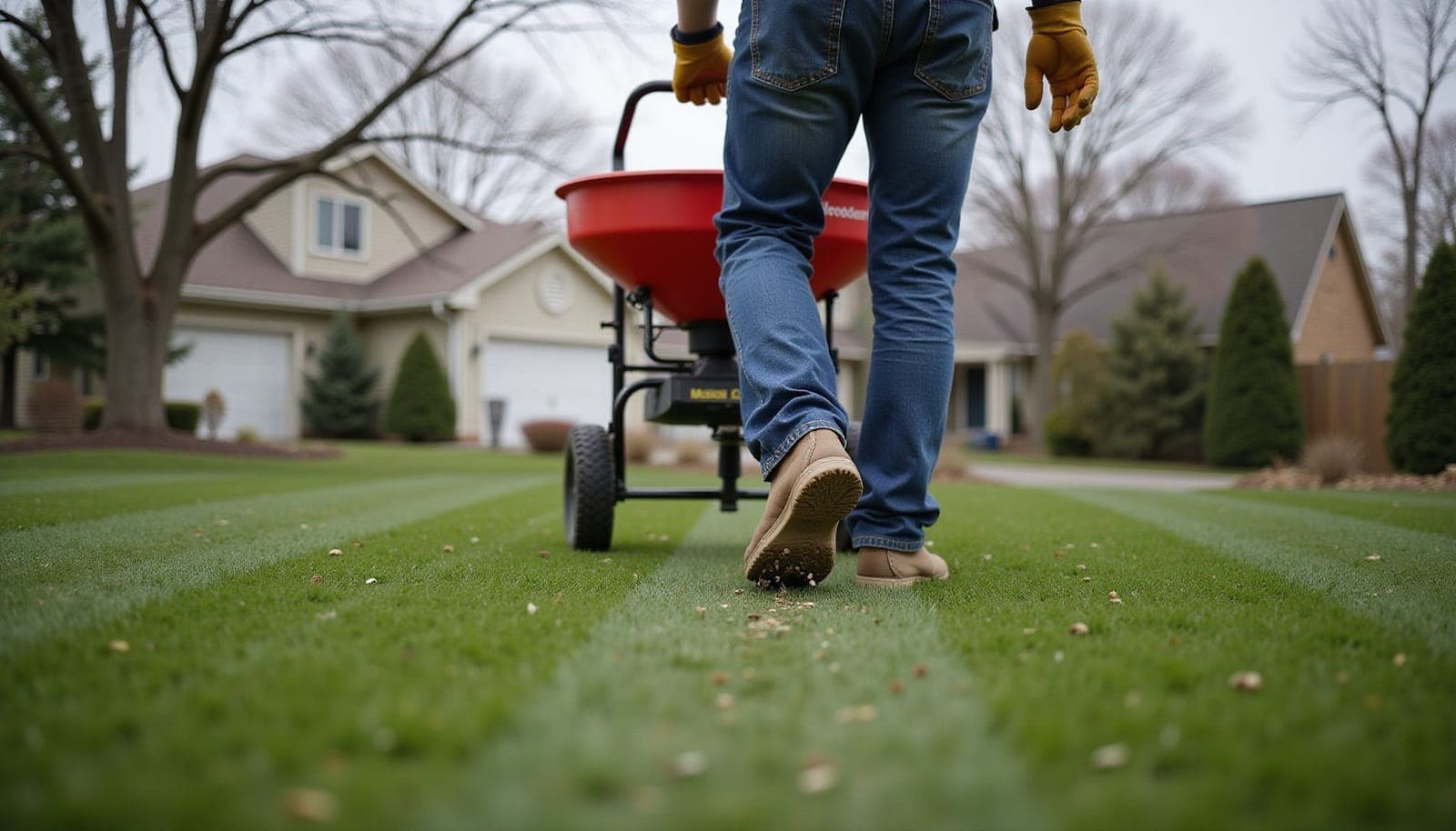 Professional photograph of How long does it take to overseed - residential lawn care