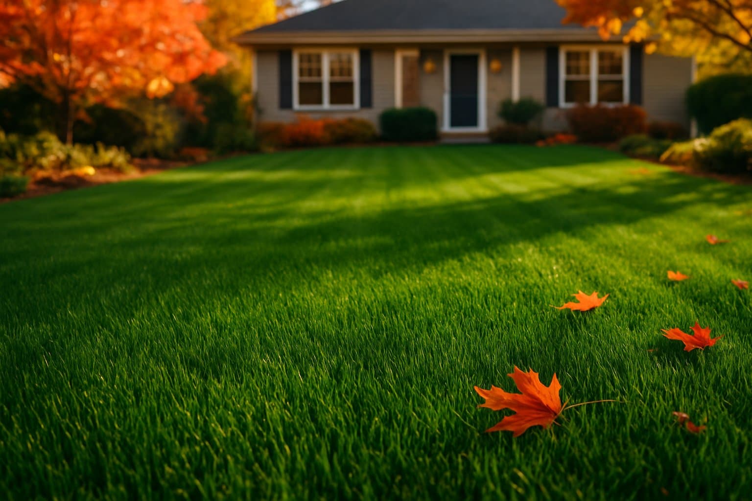 Professional photograph of How often should I fertilize my lawn - residential lawn care