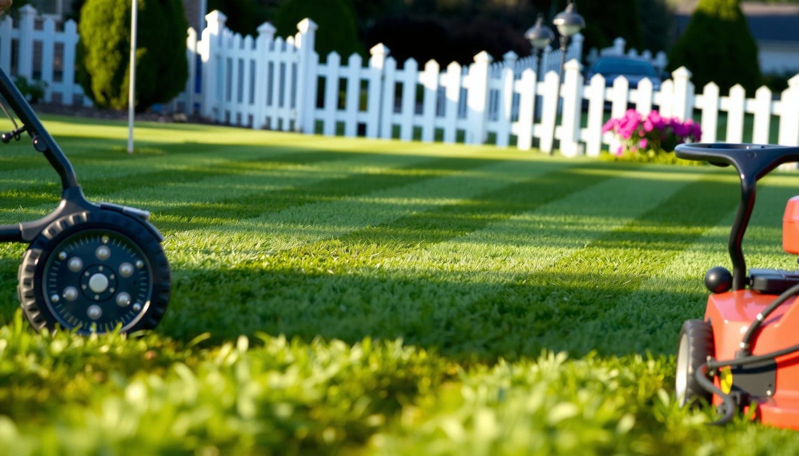 Professional photograph of How often should I mow my lawn - residential lawn care