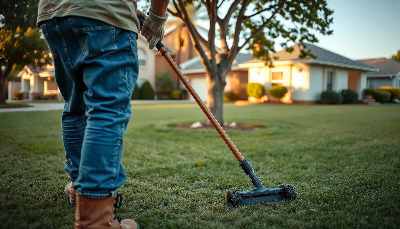 how to use a string trimmer - hero image