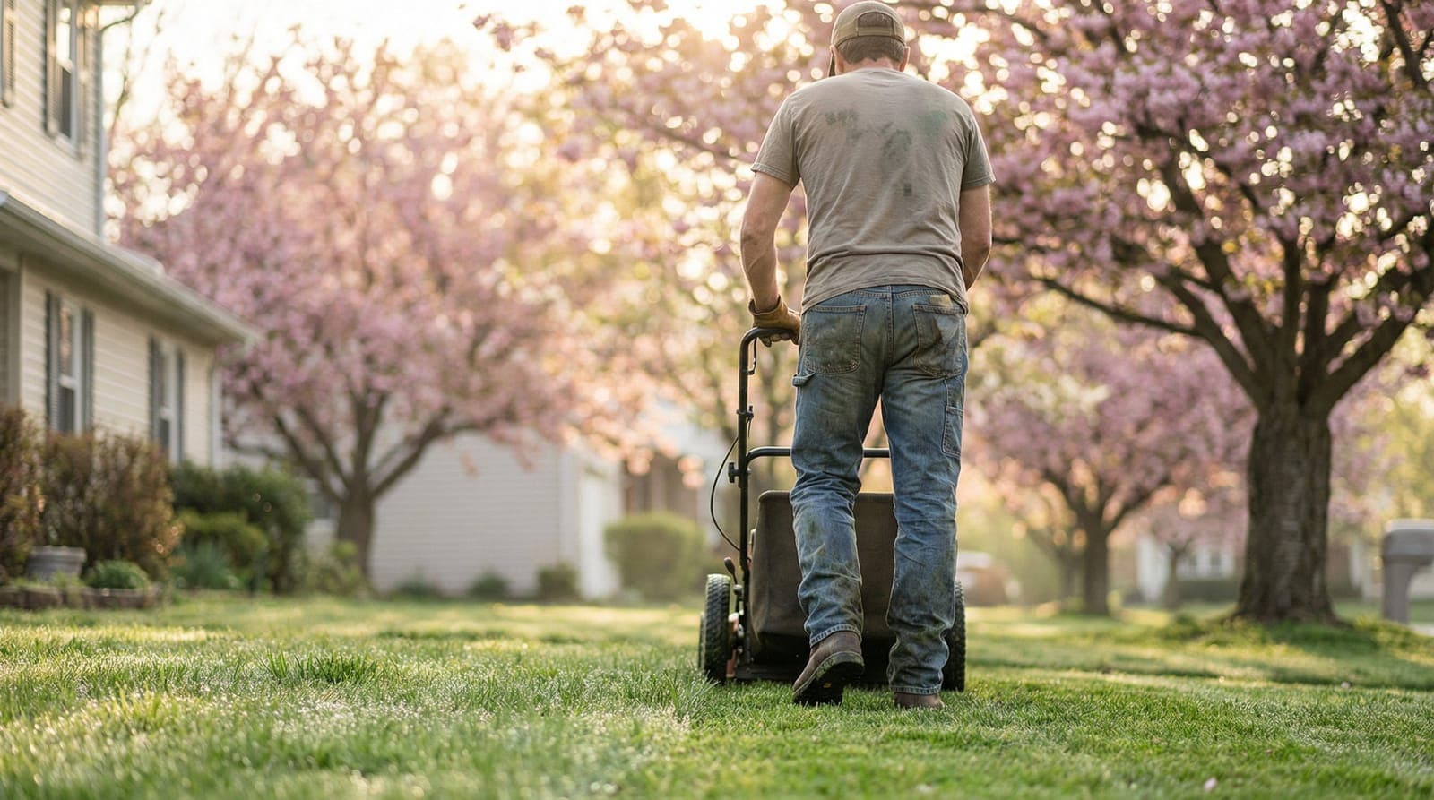 spring lawn care tricks - hero image