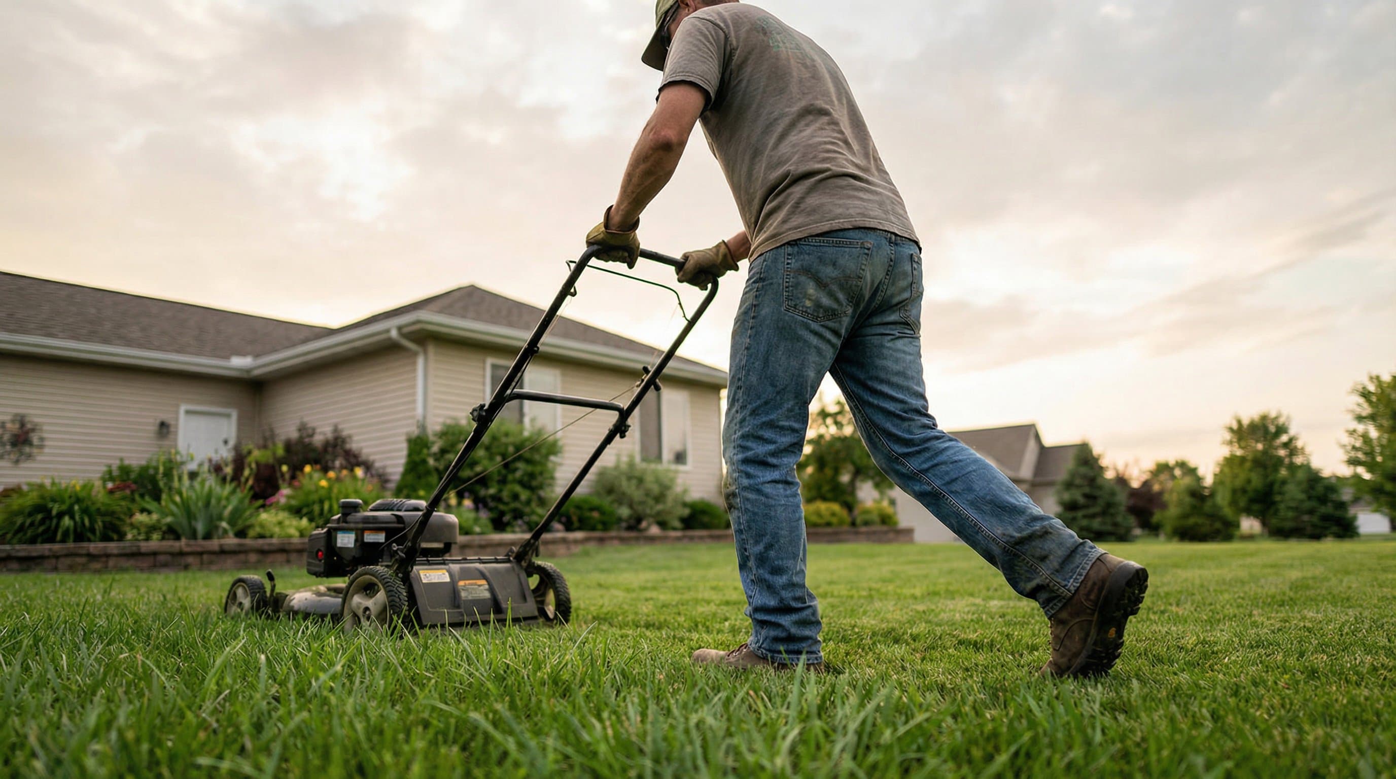 wire-free robotic lawn mower - hero image