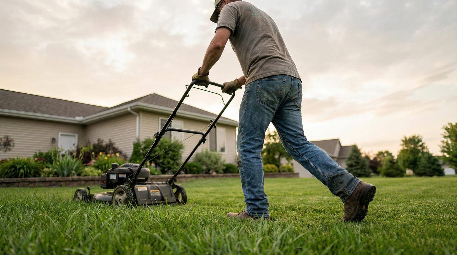 wire-free robotic lawn mower - hero image