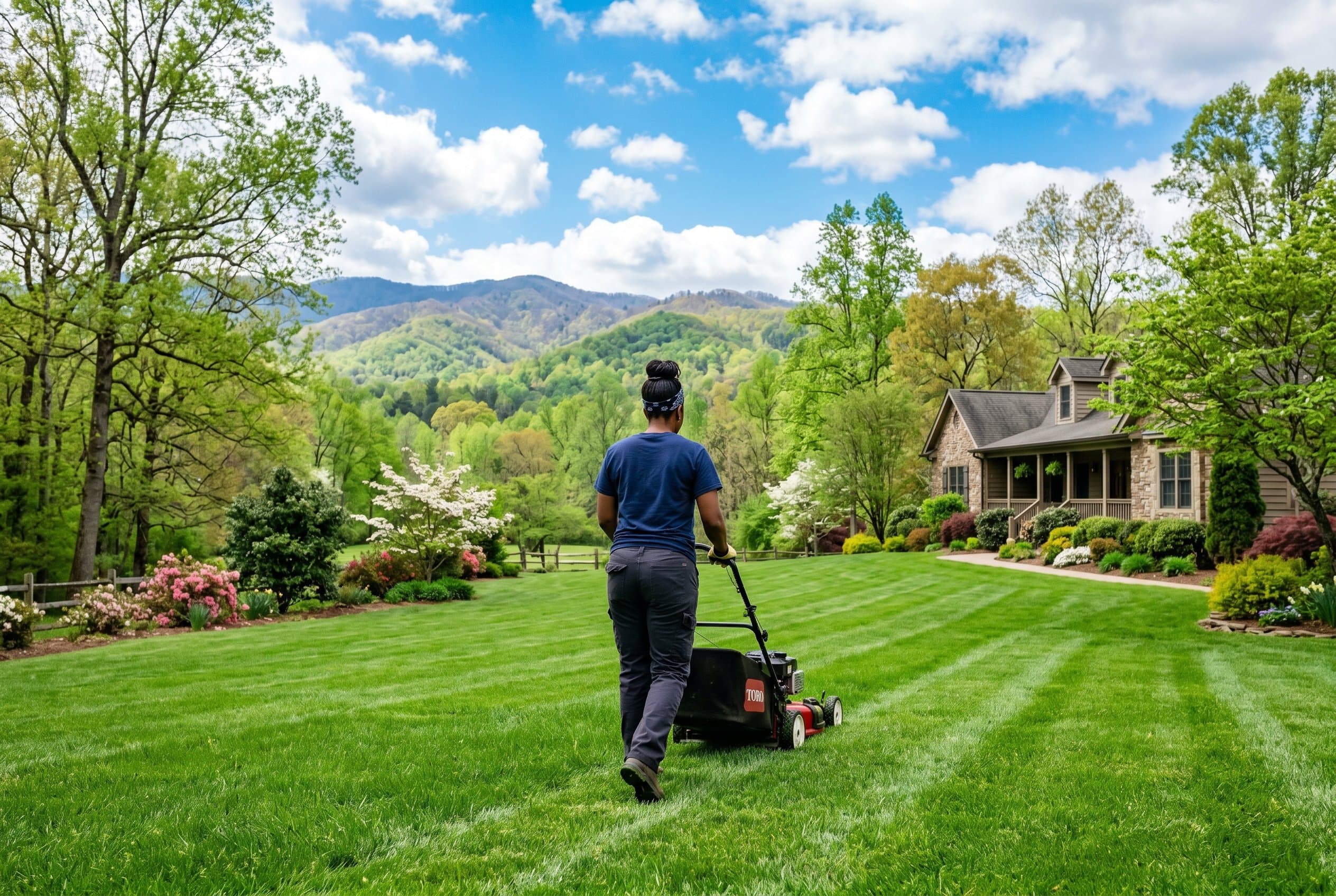 Crabgrass preemergent application timing guide for Tennessee lawns in spring