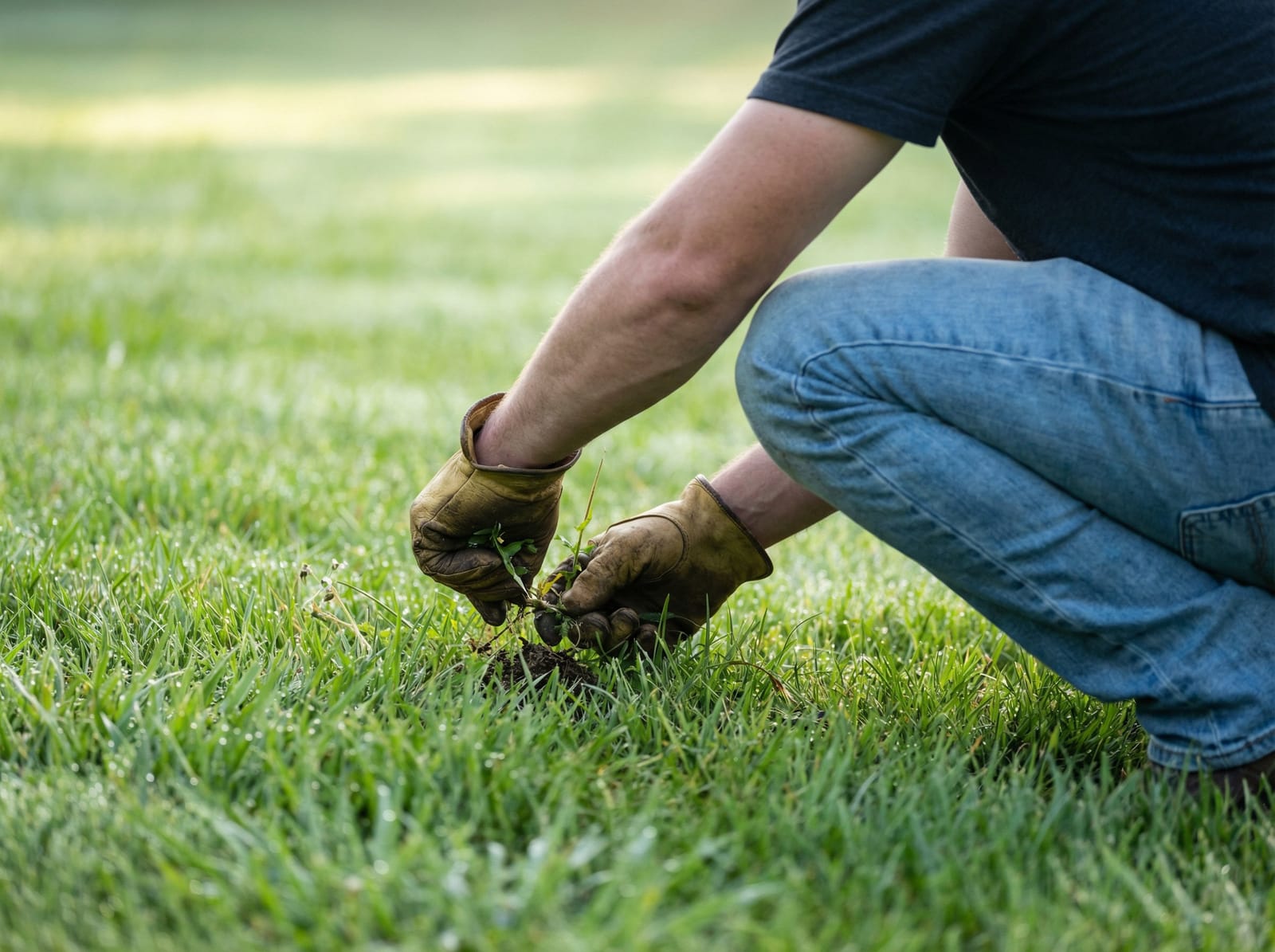 how to get a dark green lawn - section image