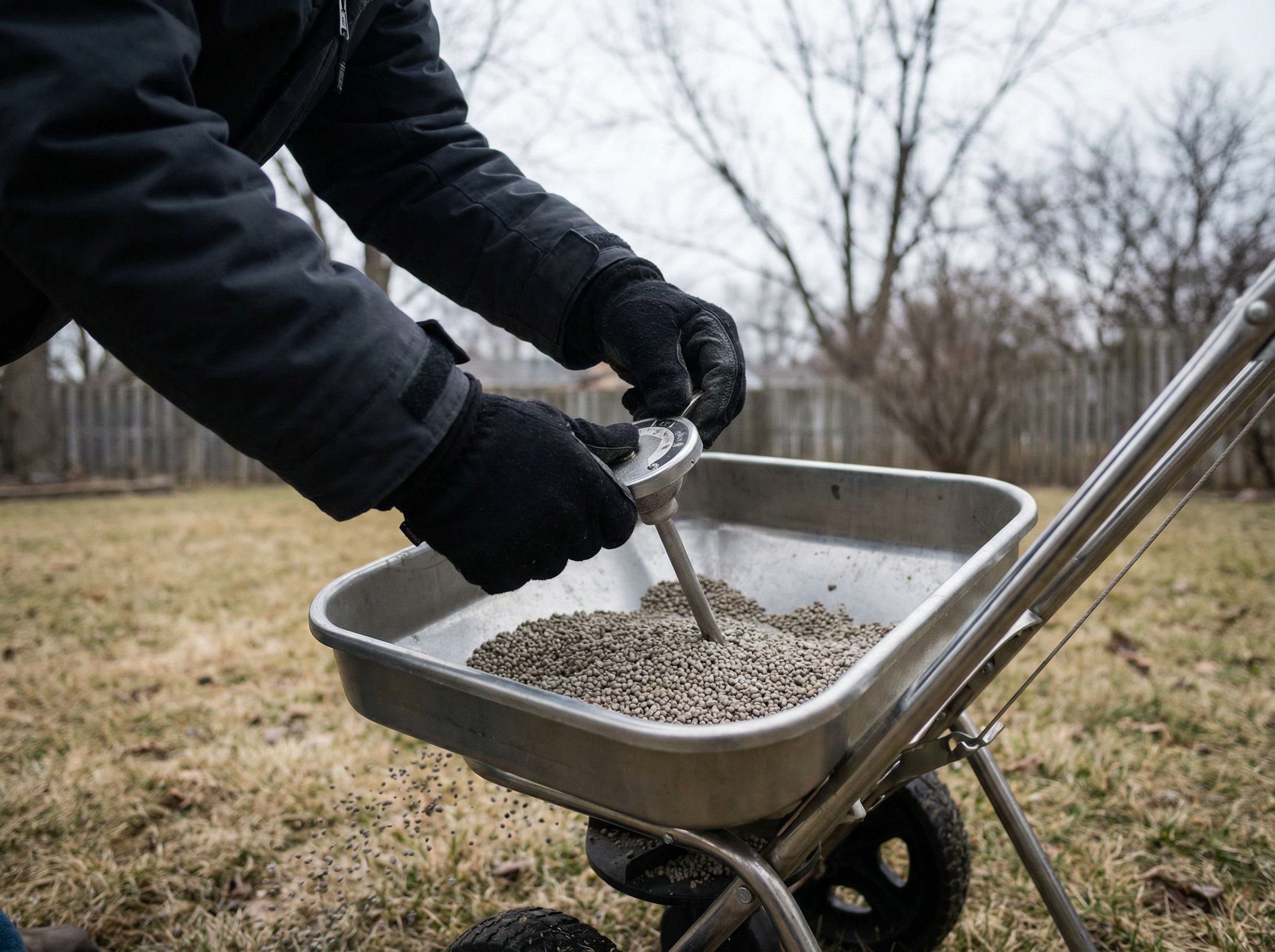 Healthy green grass blades showing fertilizer effectiveness