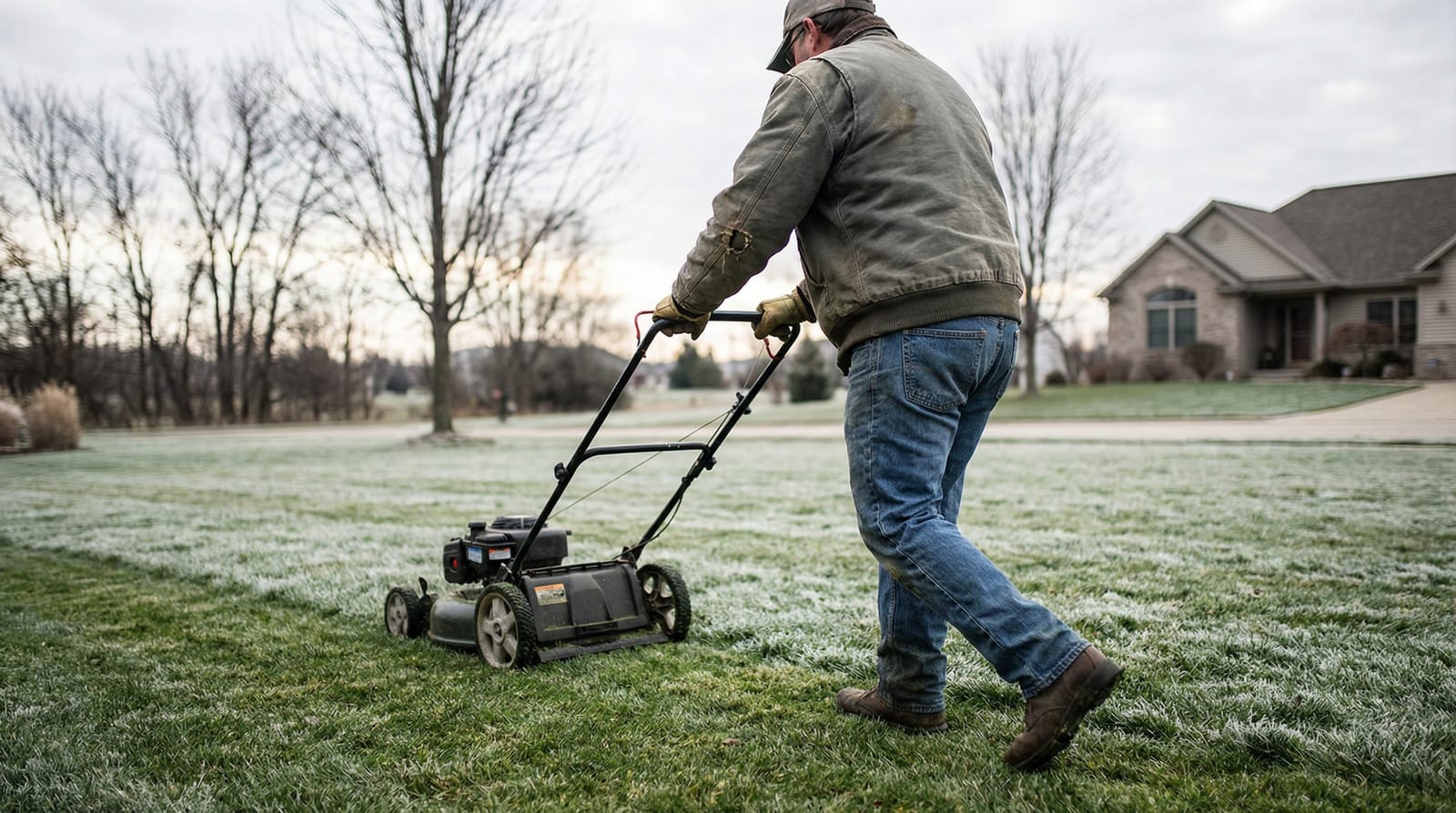 Beneficial nematodes for lawn grubs: healthy green residential turf (hero placeholder, shared with cluster hub; pending a real nematode-application photo)