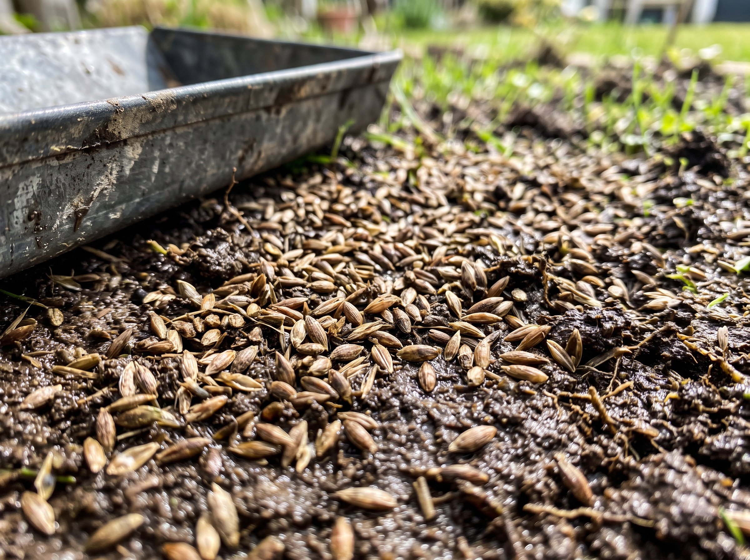 Best time to plant grass seed in spring with fresh seedlings and soil preparation