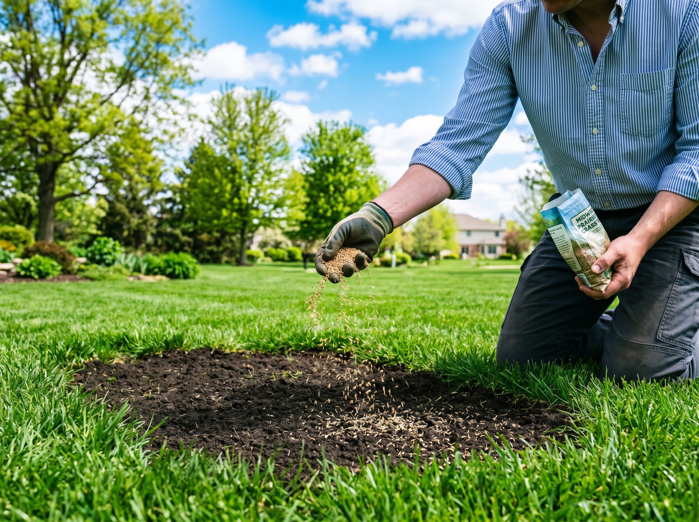 Best time to plant grass seed in Illinois during fall season