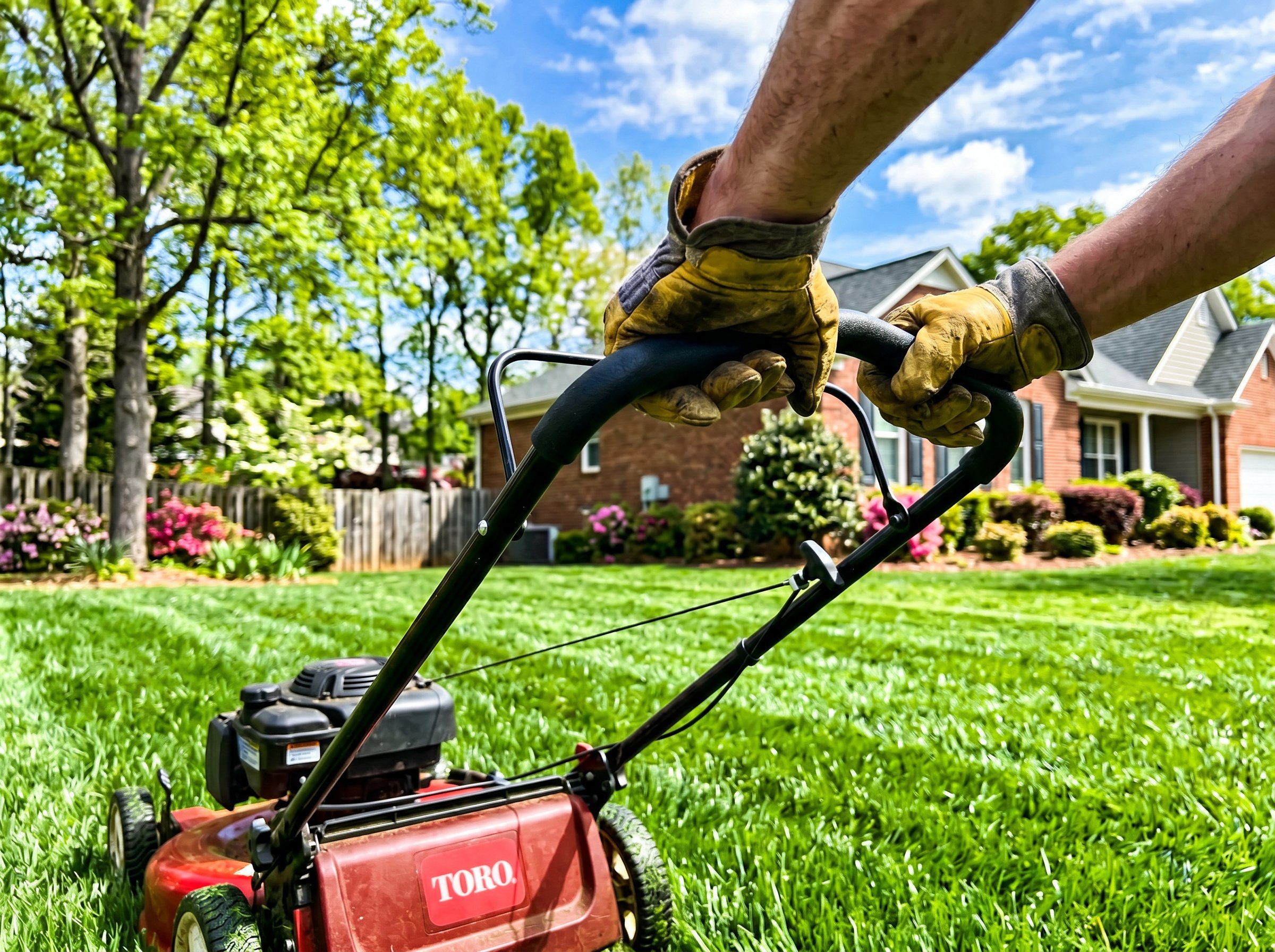 When to apply crabgrass preemergent North Carolina lawn treatment guide
