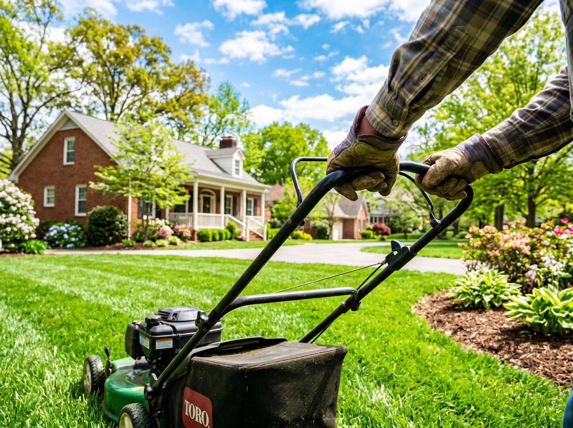 Dry brown grass lawn showing effects of Tennessee drought conditions needing water