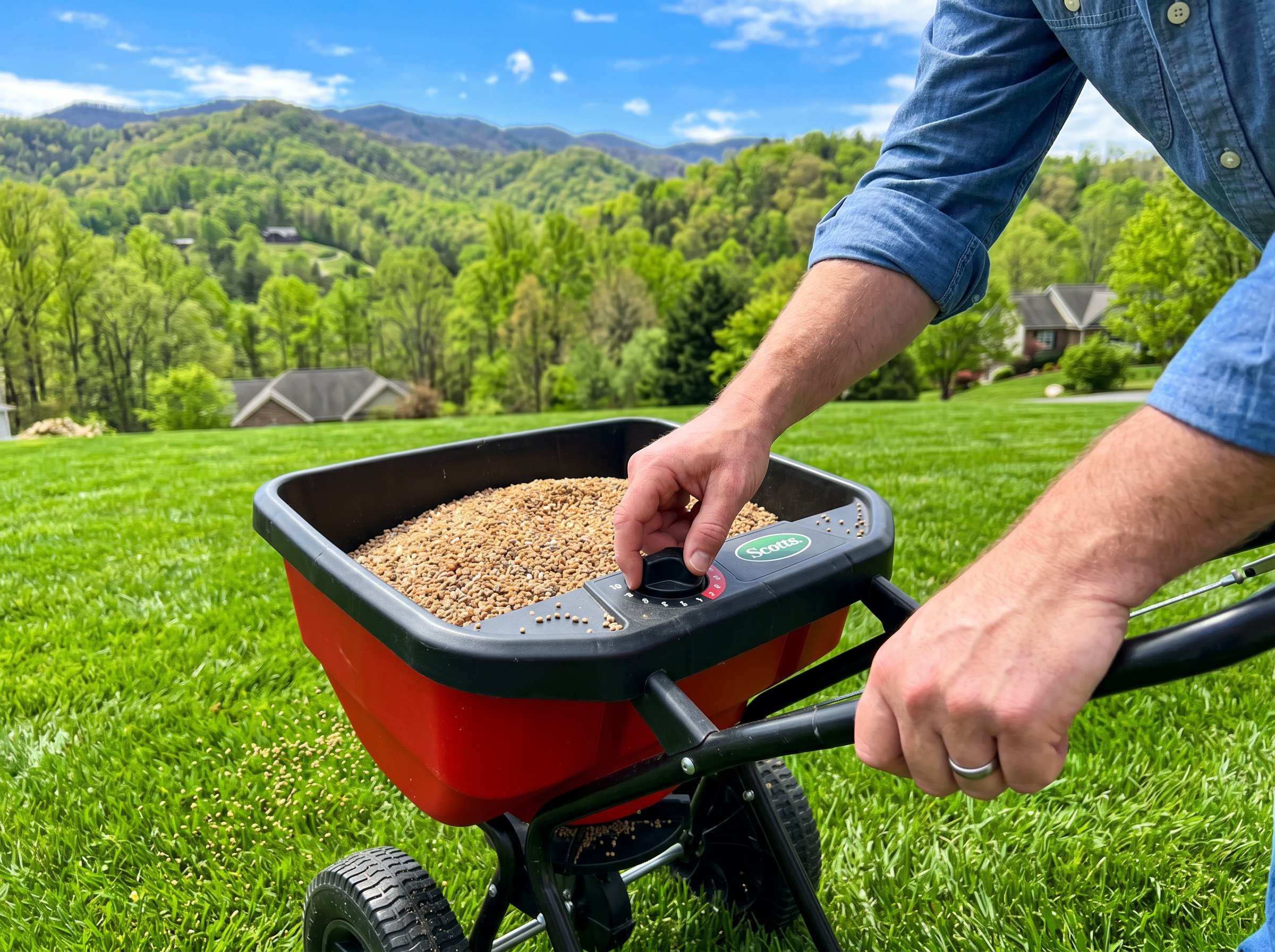 Lawn fertilizer schedule Tennessee grass care calendar guide