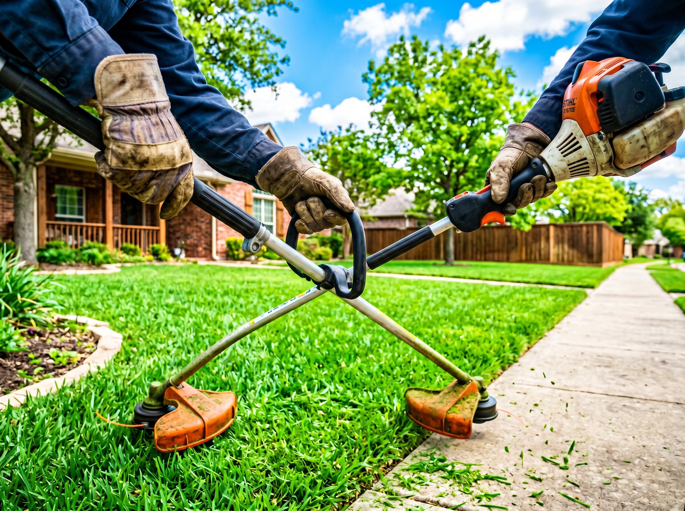Crabgrass weed identified in lawn before treatment